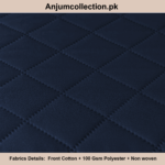COTTON QUILTED SOFA RUNNER - SOFA PROTECTOR (BLUE) - Image 2