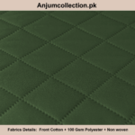 COTTON QUILTED SOFA RUNNER - SOFA PROTECTOR (GREEN) - Image 2
