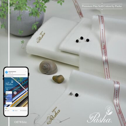 PASHA -Premium Plus - Soft Cotton - Off White