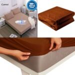 Premium Terry Cotton Waterproof Fitted Mattress Protector - Image 5