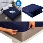Premium Terry Cotton Waterproof Fitted Mattress Protector - Image 2